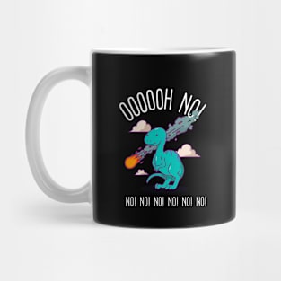 oh no - dinosaur Mug